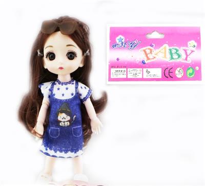 6-INCH SOLID BODY 13 JOINTS 3D REAL EYES DELICATE LITTLE LORI - OBL892518