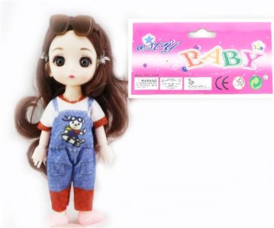 6-INCH SOLID BODY 13 JOINTS 3D REAL EYES DELICATE LITTLE LORI - OBL892520