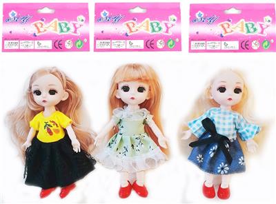 6-INCH SOLID BODY 13 JOINTS 3D REAL EYES DELICATE LITTLE LORI - OBL892525