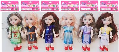 6-INCH SOLID BODY 13 JOINTS 3D REAL EYES DELICATE LITTLE LORI - OBL892526