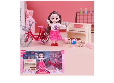 6-INCH SOLID BODY 13 JOINTS 3D REAL EYES DELICATE LITTLE LORI - OBL892528