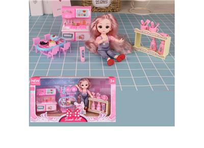 6-INCH SOLID BODY 13 JOINTS 3D REAL EYES DELICATE LITTLE LORI - OBL892529