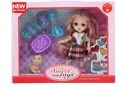 6-INCH SOLID BODY 13 JOINTS 3D REAL EYES DELICATE LITTLE LORI - OBL892534