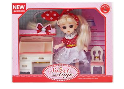 6-INCH SOLID BODY 13 JOINTS 3D REAL EYES DELICATE LITTLE LORI - OBL892535