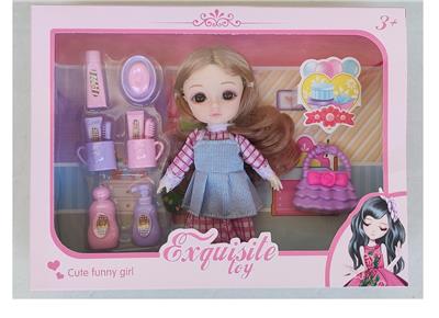 6-INCH SOLID BODY 13 JOINTS 3D REAL EYES DELICATE LITTLE LORI - OBL892542