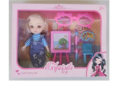 6-INCH SOLID BODY 13 JOINTS 3D REAL EYES DELICATE LITTLE LORI - OBL892543