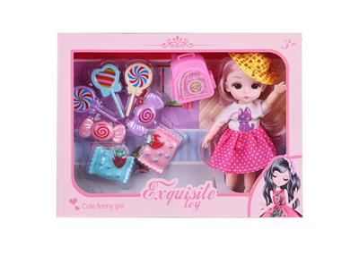 6-INCH SOLID BODY 13 JOINTS 3D REAL EYES DELICATE LITTLE LORI - OBL892544