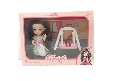 6-INCH SOLID BODY 13 JOINTS 3D REAL EYES DELICATE LITTLE LORI - OBL892547