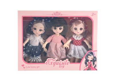 6-INCH SOLID BODY 13 JOINTS 3D REAL EYES DELICATE LITTLE LORI - OBL892551