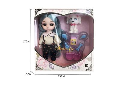 6-INCH SOLID BODY 13 JOINTS 3D REAL EYES DELICATE LITTLE LORI - OBL892556