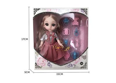 6-INCH SOLID BODY 13 JOINTS 3D REAL EYES DELICATE LITTLE LORI - OBL892557