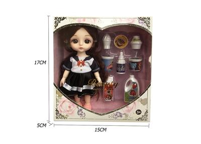 6-INCH SOLID BODY 13 JOINTS 3D REAL EYES DELICATE LITTLE LORI - OBL892561