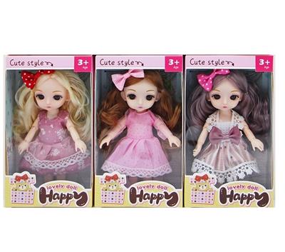 6-INCH SOLID BODY 13 JOINTS 3D REAL EYES DELICATE LITTLE LORI - OBL892567