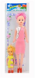 11.5 30CM 5\ 13CM 5 JOINT EMPTY BODY 2D COLOR PRINTING PARENT CHILD SERIES BARBIE DOLL - OBL892892