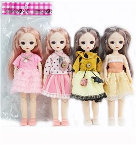 9 23CM 13 JOINT REAL BODY 3D REAL EYE FASHION LORI DOLL - OBL892894