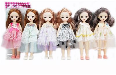 9 23CM 13 JOINT REAL BODY 3D REAL EYE FASHION LORI DOLL - OBL892895