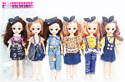12 INCH 30CM 13 JOINT REAL BODY 3D REAL EYE FASHION WEAR EVERYDAY CLOTHES - OBL892897