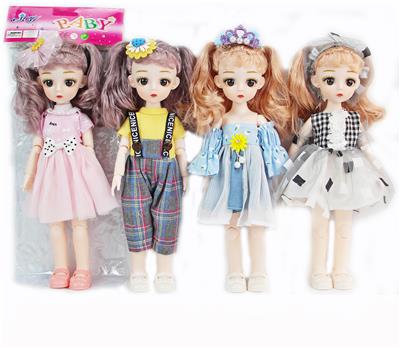 12 30CM 13 JOINT REAL BODY 3D REAL EYE FASHION LORI DOLL HAIR ACCESSORIES - OBL892902