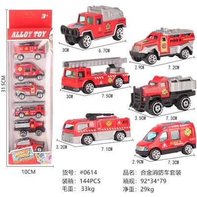 ALLOY FIRE TRUCK SET - OBL892915