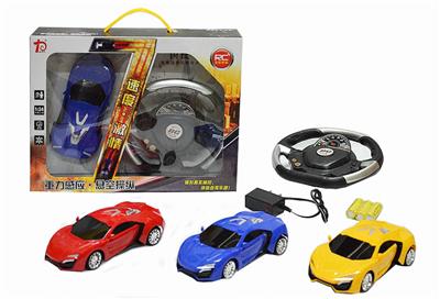 英文1:24方向盘莱肯遥控车包电 - OBL892936