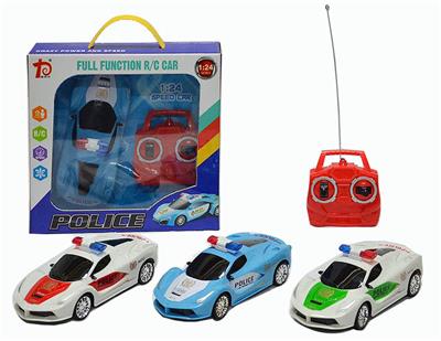 英文1：24遥控警车（四通）不包电 - OBL892938
