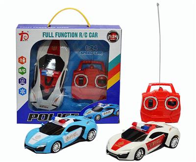 英文1：24莱肯遥控警车（四通）不包电 - OBL892939