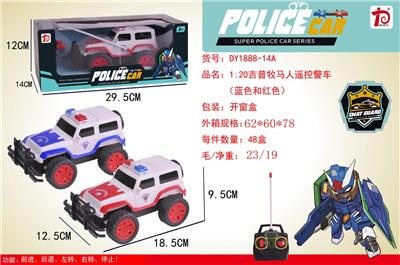 1：20牧马人吉普遥控警车（四通）不包电 - OBL892940