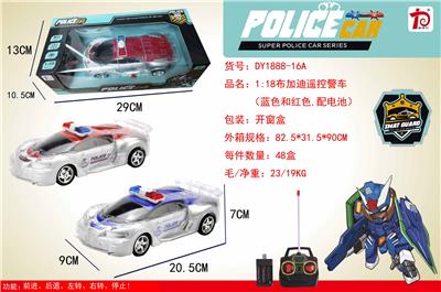 1：18布加迪警车不包电 - OBL892941