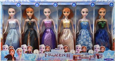 11.5 INCH LIVE HAND 4 GENERATION ICE PRINCESS 6 MIXED 12PCS - OBL893174