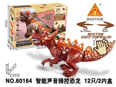 INTELLIGENT VOICE-ACTIVATED DINOSAURS WITH LIGHTS - OBL893415