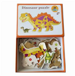 WOODEN DINOSAUR SHAPE PUZZLE - OBL893434