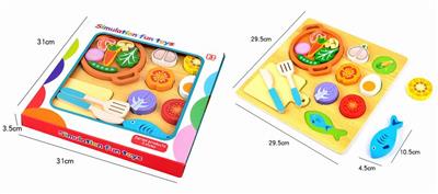 WOODEN MAGNETIC VEGETABLE CHEEKER - OBL893499