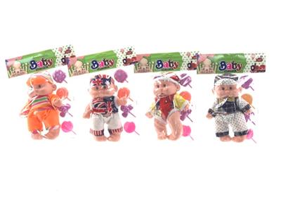 8 INCH ENAMEL CARTOON DOLL WITH ACCESSORIES - OBL893536