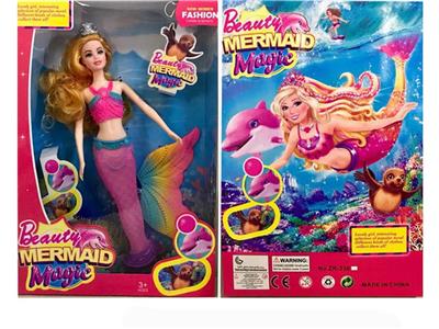HIGH-END 11.5-INCH SOLID MERMAID WITH THEME MUSIC BARBIE - OBL893774