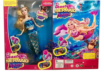 HIGH-END 11.5-INCH 12-JOINT REAL MERMAID-THEMED BARBIE - OBL893775