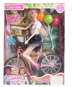 11.5 INCH SOLID 12 JOINT CASUAL WEAR BIKE BARBIE - OBL893804