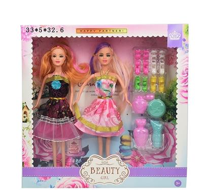 DOUBLE-FITTING 11.5-INCH SOLID 6 JOINT FASHION BARBIE WITH PLASTIC-ABSORBING ACCESSORIES HANGING SKIRT - OBL893814
