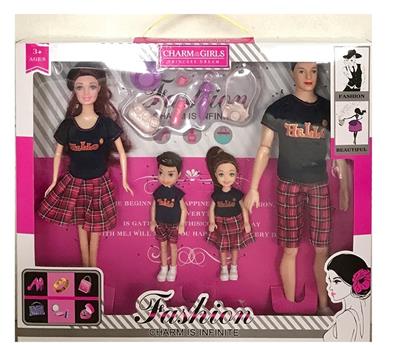 11.5-Inch 12 joint men’s 11.5-inch 6-joint women’s and 2 5.5-inch barbie with blister suits - OBL893819