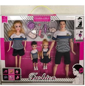 (4-PERSON PARENT-CHILD CLOTHES) 11.5 SOLID BODY 12 JOINTS MENS 11.5\ SOLID BODY 6 JOINTS WOMENS 2 5.5 \SOLID BODY BARBIES - OBL893821