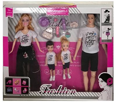 (4-PERSON PARENT-CHILD CLOTHES) 11.5 SOLID BODY 12 JOINTS MENS 11.5\ SOLID BODY 6 JOINTS WOMENS 2 5.5 \SOLID BODY BARBIES - OBL893822