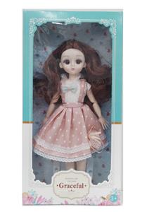 HIGH QUALITY 12 INCH SOLID BODY 13 JOINT 3D REAL EYES FAT CHILDREN YE LUOLI FASHION BARBIE - OBL893836