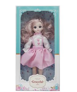 HIGH QUALITY 12 INCH SOLID BODY 13 JOINT 3D REAL EYES FAT CHILDREN YE LUOLI FASHION BARBIE - OBL893837
