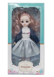 HIGH QUALITY 12 INCH SOLID BODY 13 JOINT 3D REAL EYES FAT CHILDREN YE LUOLI FASHION BARBIE - OBL893838