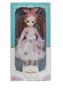 HIGH QUALITY 12 INCH SOLID BODY 13 JOINT 3D REAL EYES FAT CHILDREN YE LUOLI FASHION BARBIE - OBL893839
