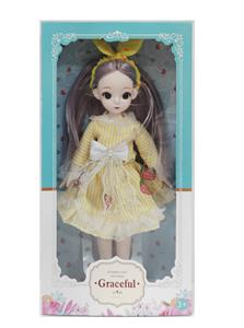 HIGH QUALITY 12 INCH SOLID BODY 13 JOINT 3D REAL EYES FAT CHILDREN YE LUOLI FASHION BARBIE - OBL893841