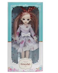 HIGH QUALITY 12 INCH SOLID BODY 13 JOINT 3D REAL EYES FAT CHILDREN YE LUOLI FASHION BARBIE - OBL893842