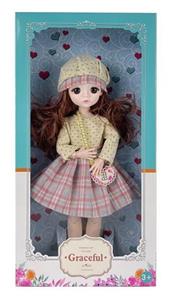 HIGH QUALITY 12 INCH SOLID BODY 13 JOINT 3D REAL EYES FAT CHILDREN YE LUOLI FASHION BARBIE - OBL893843