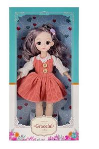 HIGH-QUALITY 12-INCH SOLID 13 JOINT 3D REAL EYE FAT CHILD YE LORI FASHION BARBIE - OBL893844