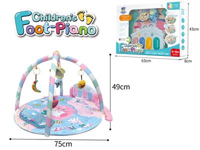 THE FOOT PIANO CRAWLS BLANKET WITH SOUND MUSIC - OBL894052