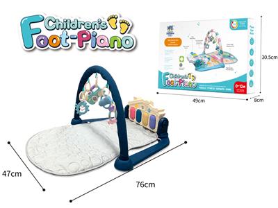 THE FOOT PIANO CRAWLS BLANKET WITH SOUND MUSIC - OBL894064